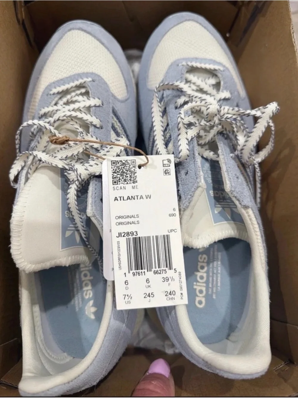 adidas Light blue & White Women's Sneakers